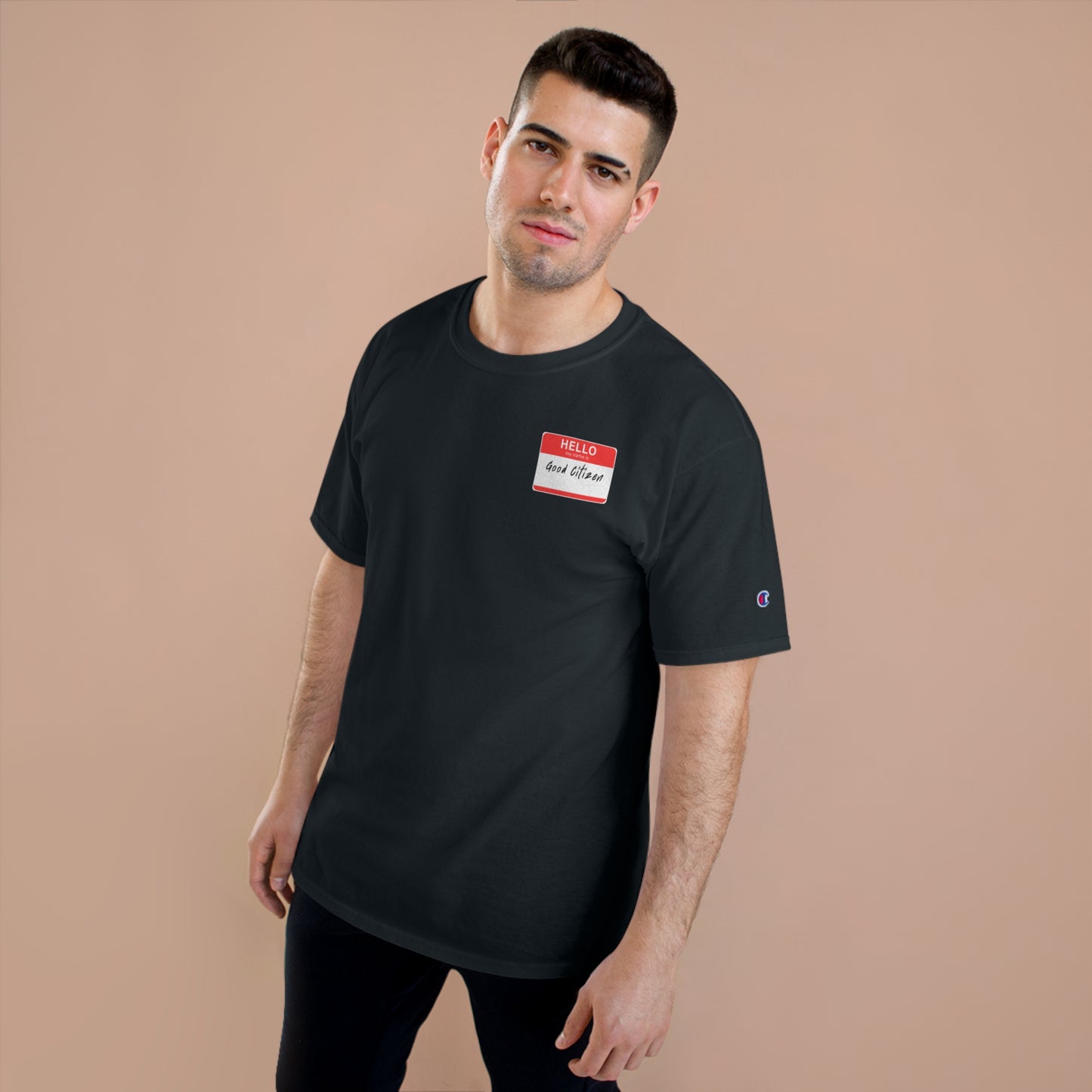 Black Champion inyourface Tshirt