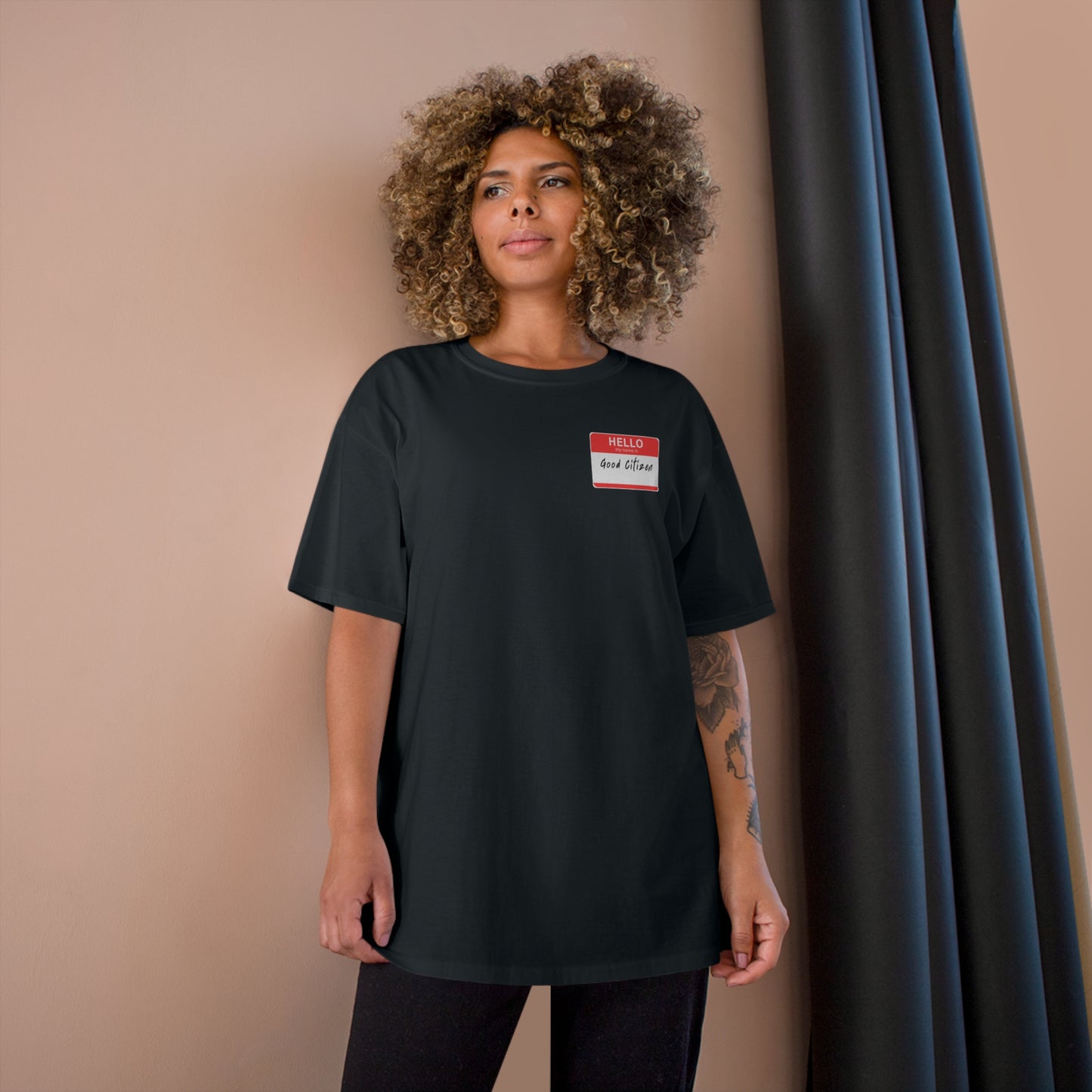 Black Champion inyourface Tshirt